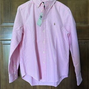 Ralph Lauren Light Pink Kids Button Down Shirt